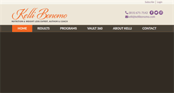 Desktop Screenshot of kellibonomo.com
